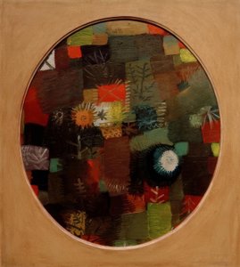小さなクリスマスの静物 作： Paul Klee